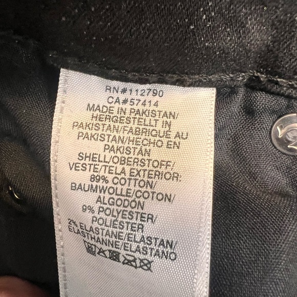 True Religion Women Ladies Halle Mid Rise Super Skinny Jeans Black  Size 27 - Picture 16 of 16